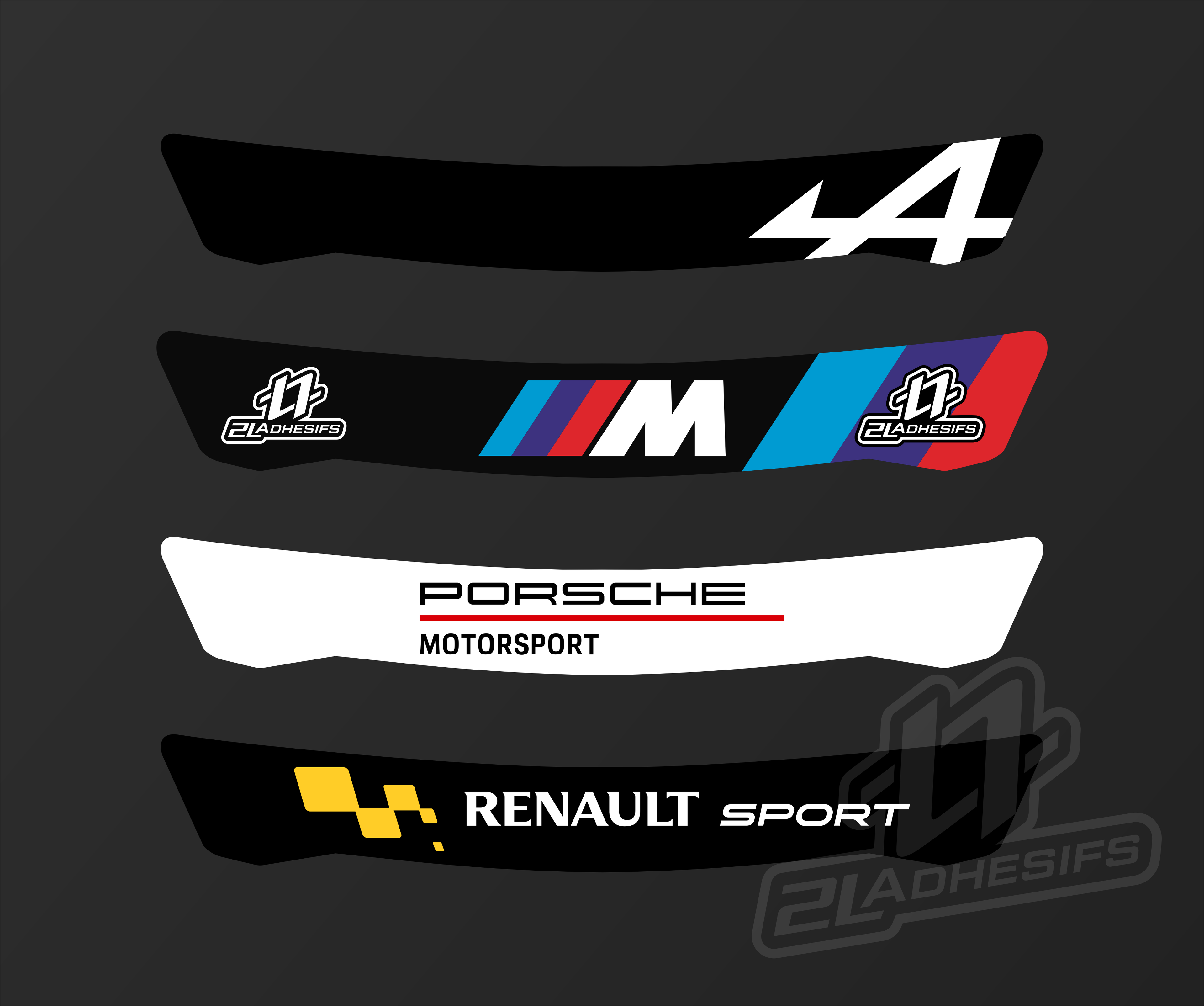 Stickers Visière Bell Sur Mesure - Modèle 1