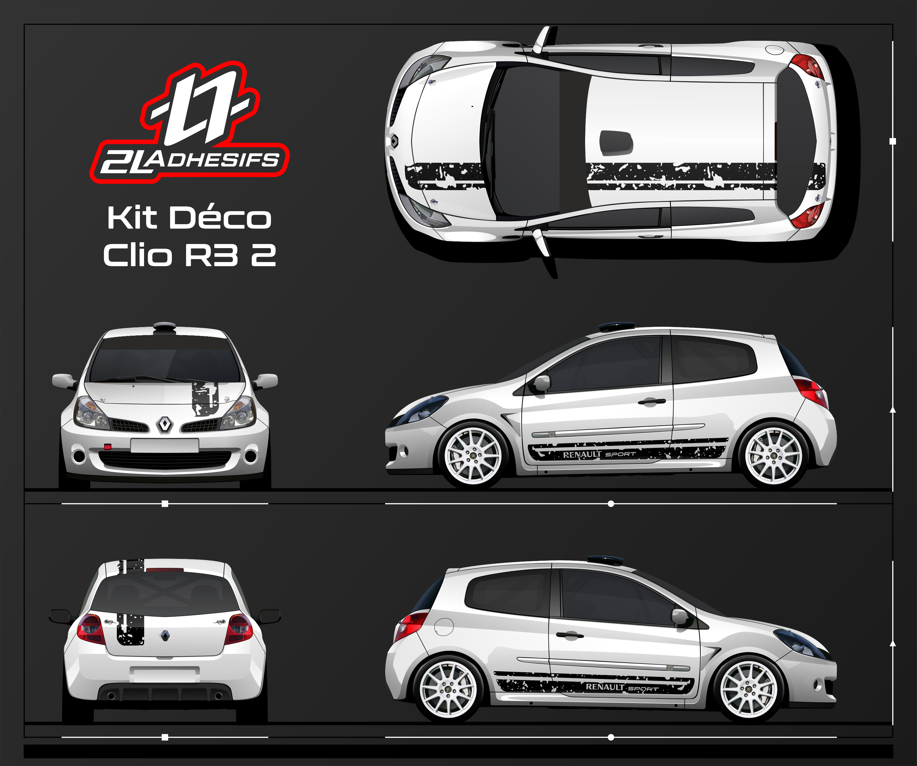 Kit Déco Clio R3 n°2