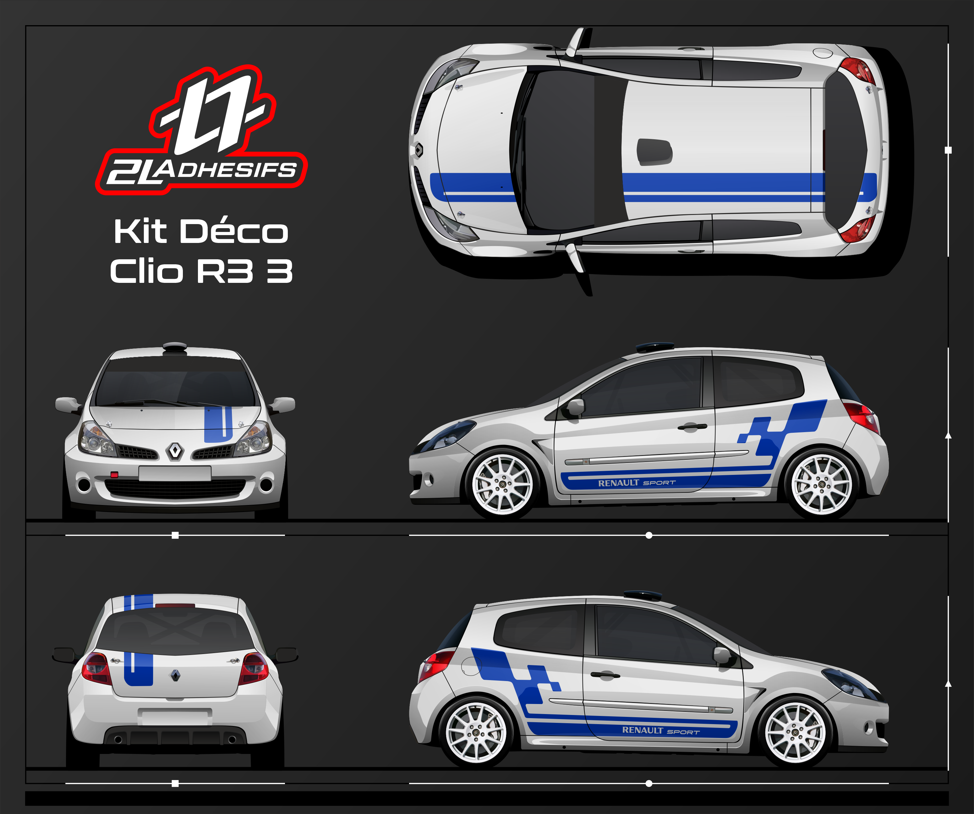 Kit Déco Clio R3 n°3