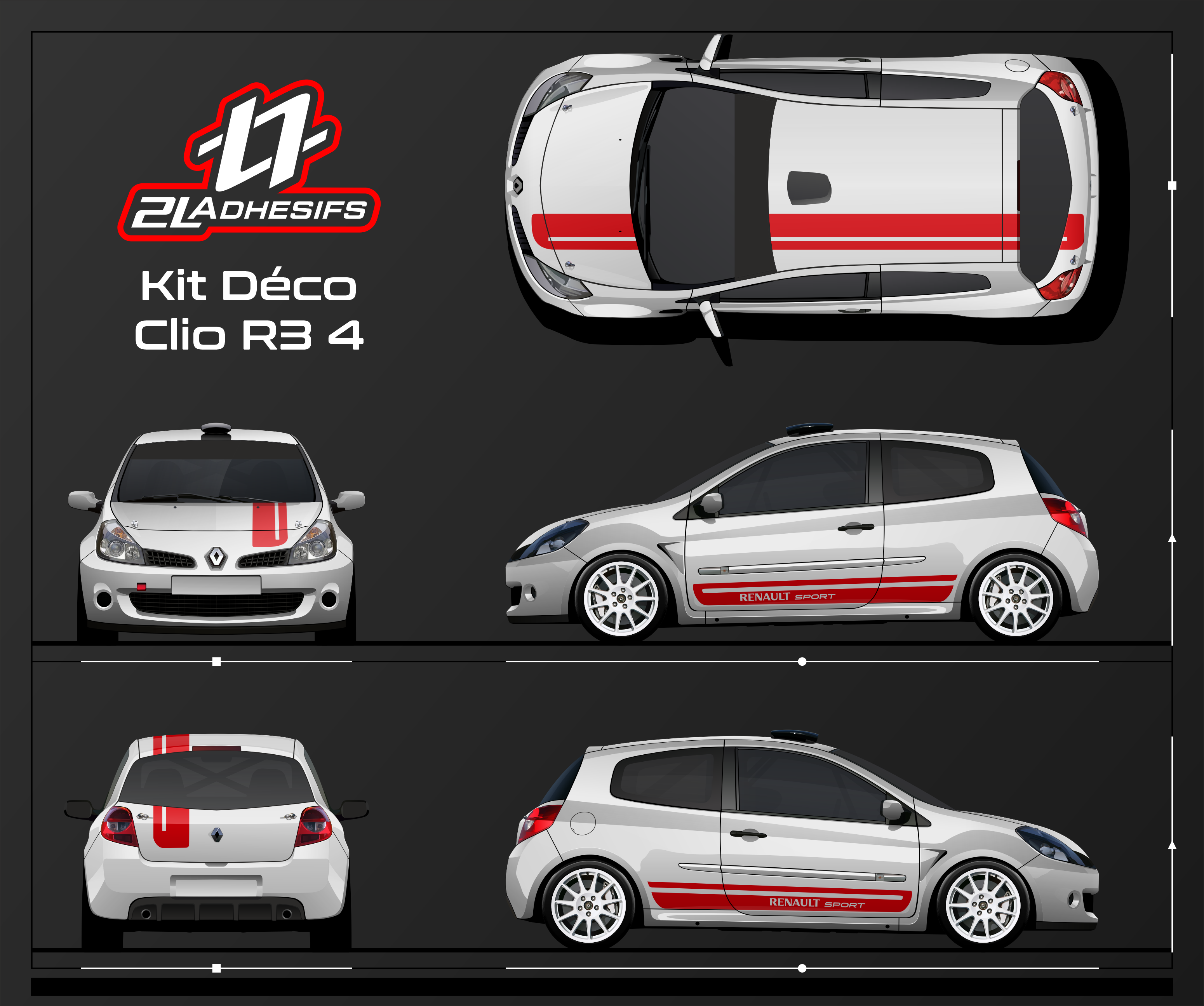 Kit Déco Clio R3 n°4