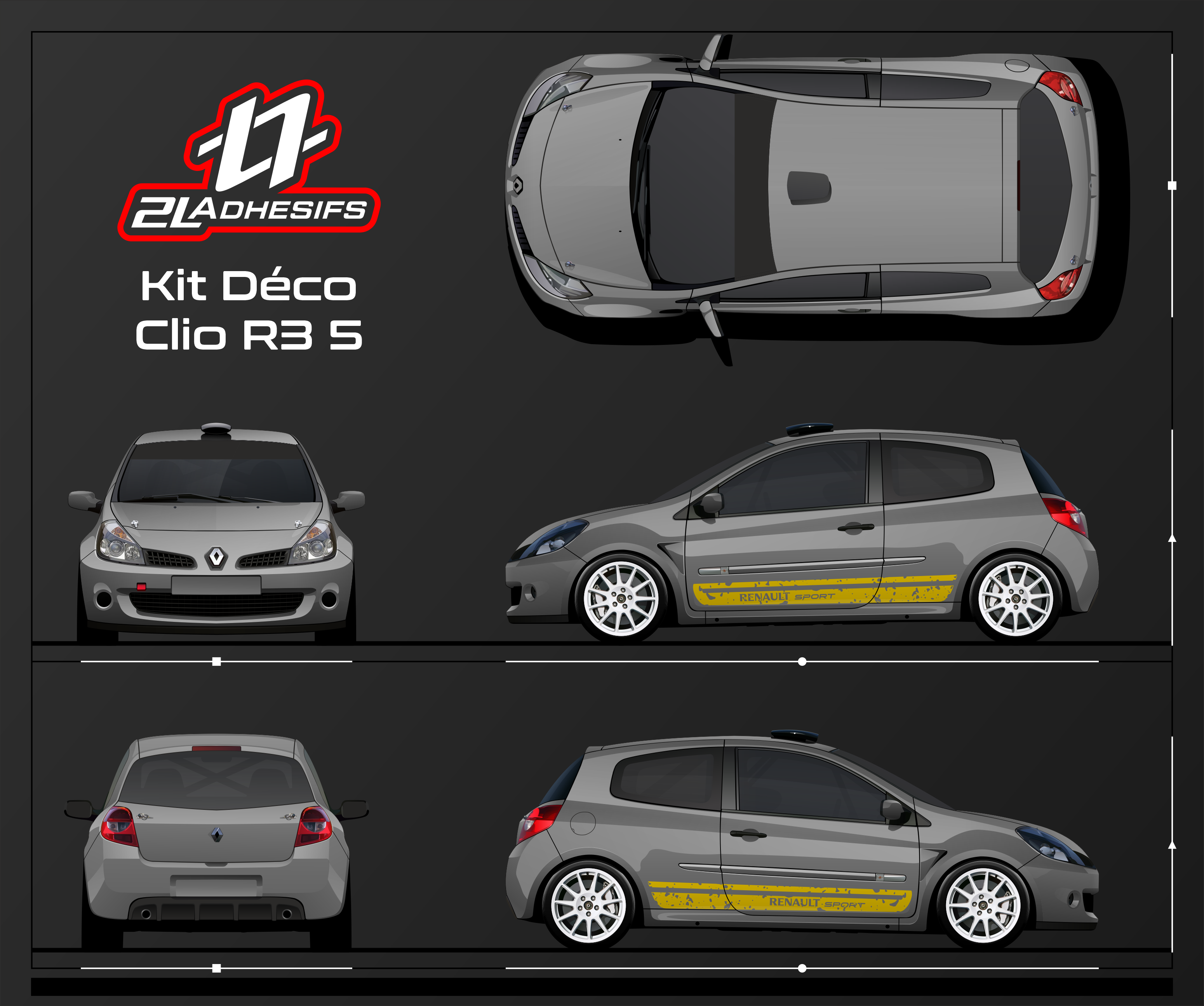 Kit Déco Clio R3 n°5