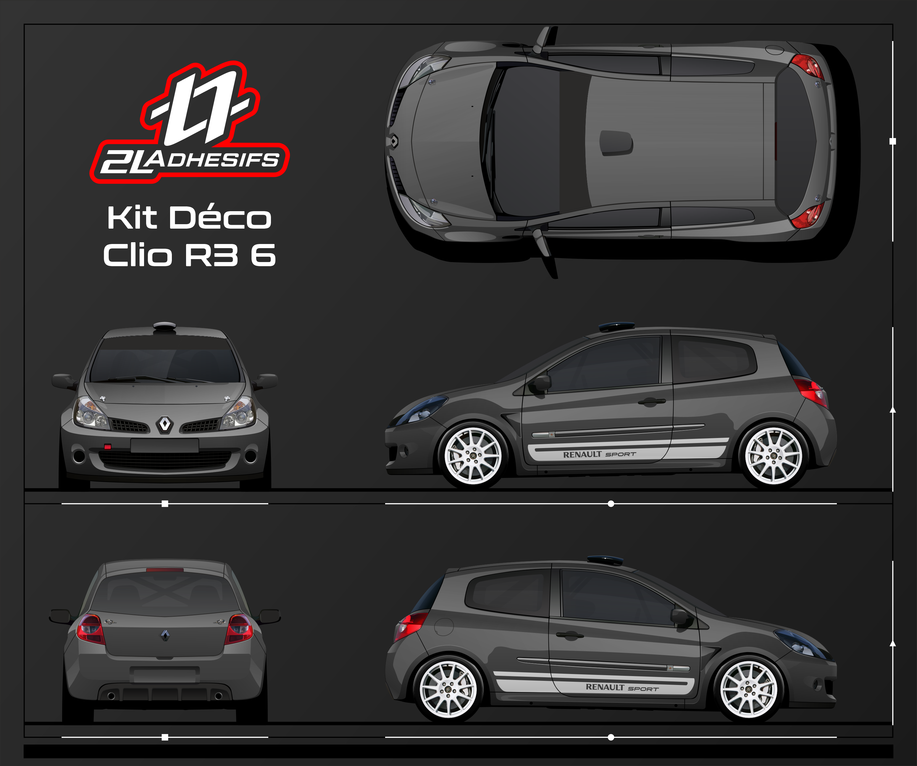 Kit Déco Clio R3 n°6
